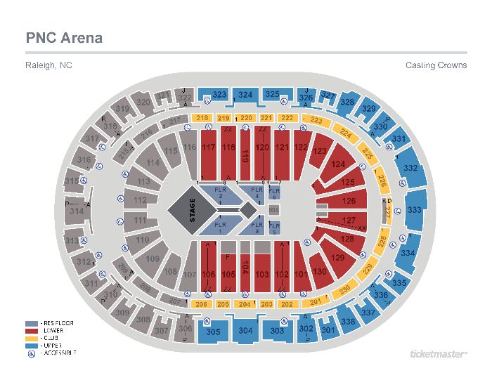 Pnc Center Raleigh Nc Seating Chart